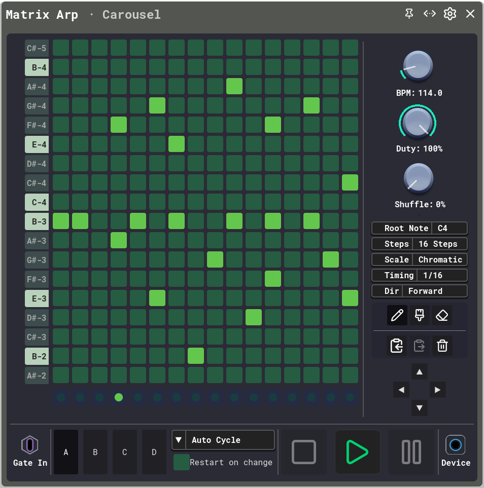 Matrix Arpeggiator