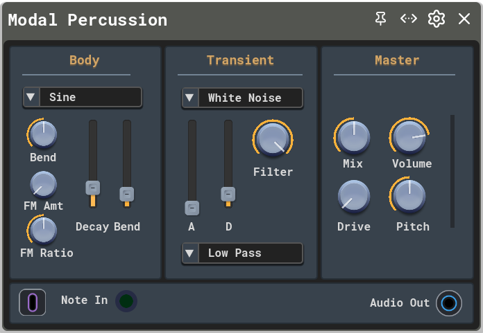 Modal Percussion