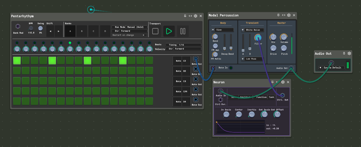 Recipe 2: Amplitude-Controlled Transient Filtering