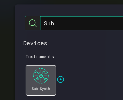 Search for SubSynth in Start Menu